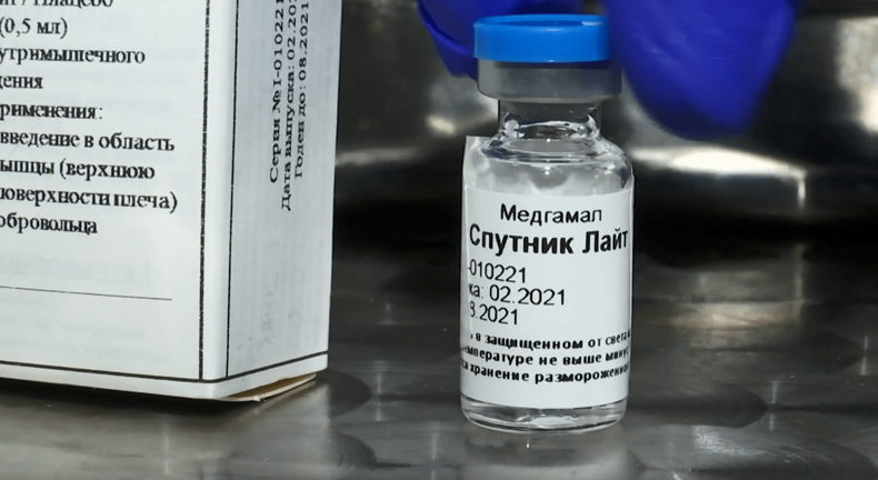 Российская однокомпонентная вакцина «Спутник Лайт» будет производиться в Армении