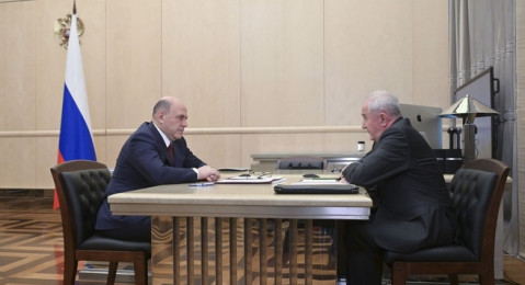 Встреча Председателя Правительства России Михаила Мишустина с Владимиром Булавиным